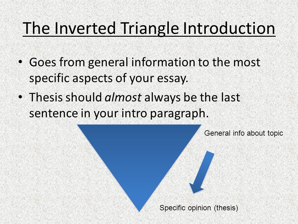 general to specific introduction essay helper